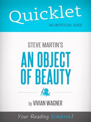 cover image of Quicklet on Steve Martin's an Object of Beauty